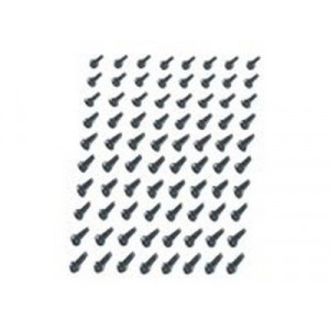 APC Hardwire Kit - Screw kit - black (pack of 100 ) - for NetShelter 2 Post Open Frame Rack, 4 Post Open Frame Rack